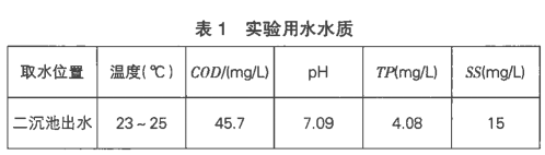 除磷剂除磷水质参数