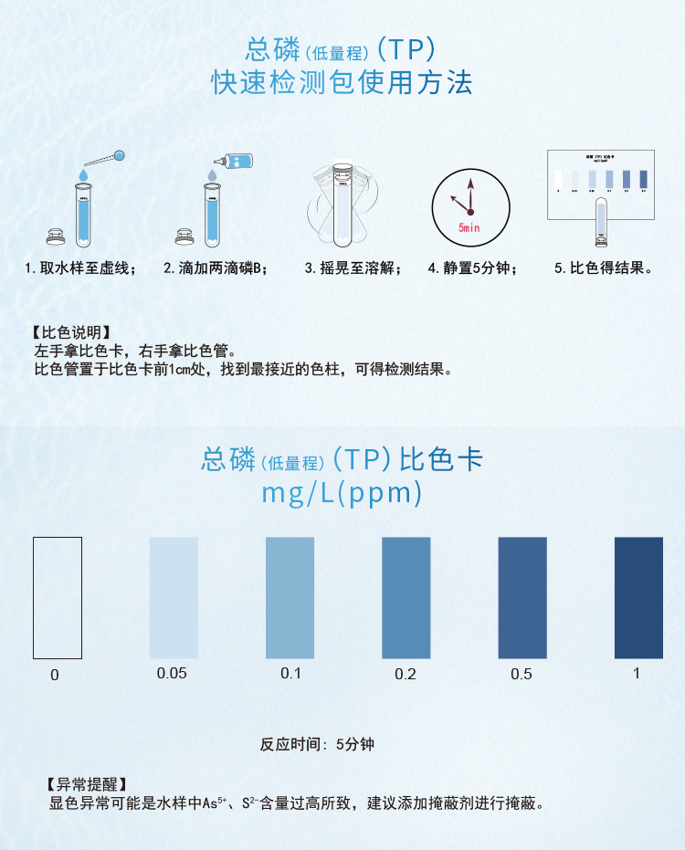 总磷水质快速检测试剂