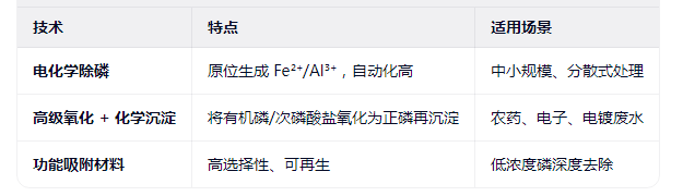 污水除磷新兴技术